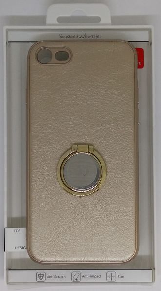 Защитная крышка iPhone 7 Xundd, с кольцом-держателем, золото