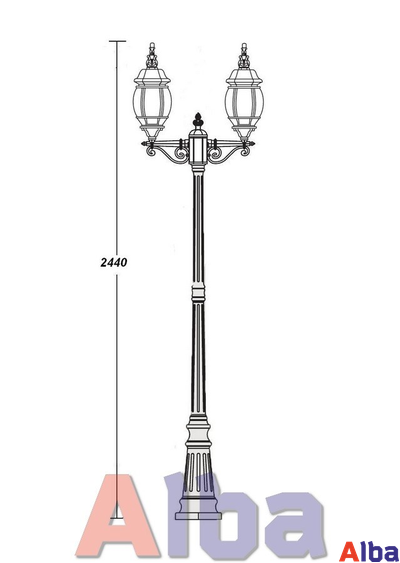 Садово парковый светильник America 409 А