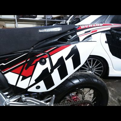 Наклейки на Forsage 450, Baltmotors 250, Geon Dakar, Stels Enduro, CRF, Asiawing LD450 LX450 NC250 #1299