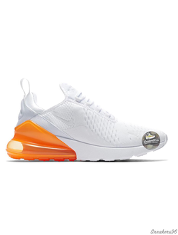 Nike Air Max 270 Бело-Оранжевые Женские  (36-40)