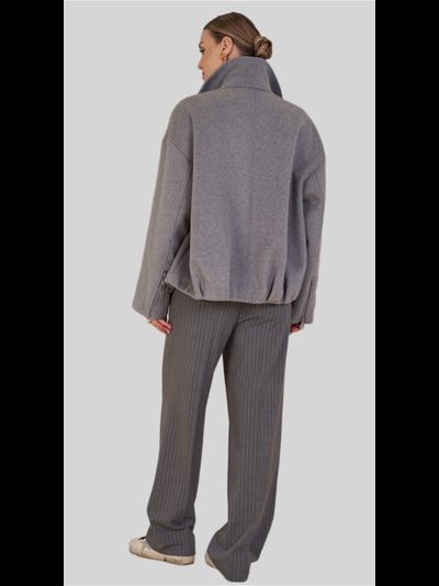 Куртка-бомбер из шерсти