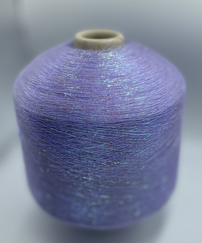 TORCITURA di DOMASO BACH LUREX  люрекс 1/ 33000 65% ВИСКОЗА 35% PL  (50 грамм, 1650 метров) цв. 890 лиловый с голубым отливом