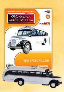 Коллекционная модель автобуса 1:72 &quot;KULTOWE AUTOBUSY PRL-u&quot; (Культовые автобусы) № 43. REO SPEEDWAGON (без журнала)