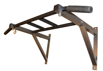 Турник усиленный рукоход WORKOUT антискользящий, вынос 50 см, с кольцом