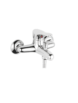 Смеситель для ванны и душа однорычажный, Силумин, Хром, Accoona A6061