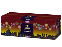 Батарея салютов АЛЛАДИН БСК0116608-10-12 PIROFF | Neva-Salut.com