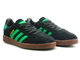 Adidas Spezial Черные с зеленым (41-45) Арт.029M