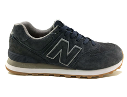 New Balance 574 Dark Blue White  (41-45) Арт. 141MA