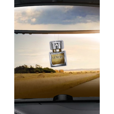 Ароматизатор в авто подвесной LUXURY. Ароматы в ассортименте