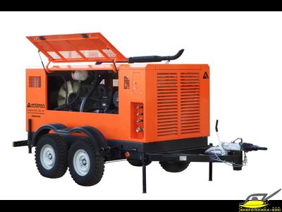 Станция компрессорная передвижная дизельная ЗИФ-ПВ-24/1,6 на раме