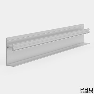 Теневой плинтус скрытого монтажа Pro Design 7210 Белый муар