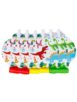 Язык-гудок динозаврики 6шт