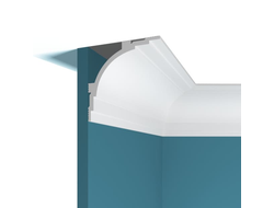 Карниз потолочный Перфект Plus Р99, из дюрополимера, под покраску, 2 метра