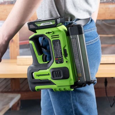 Нейлер аккумуляторный Greenworks GD24BN 24V