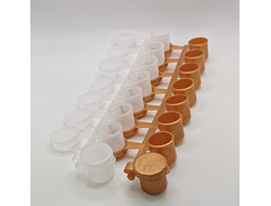 Пробник ПЭ 5мл (8шт.), натуральный, арт.2177