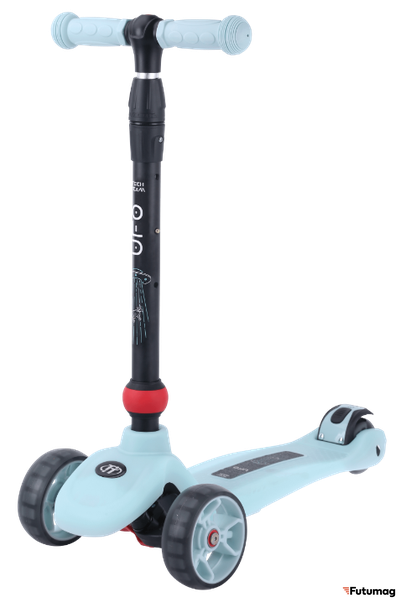 Детский самокат TechTeam UFO 2021 голубой