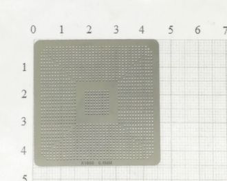 Трафарет BGA для реболлинга чипов компьютера ATI X1800 0,6мм