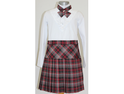 Школьная юбка со складками с 1 по 4 класс
