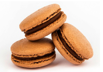 Пирожное «Macarons», 25г*7шт, коробка. 50/50 миндаль/пшеничная