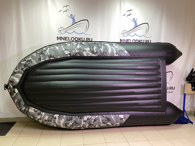 Моторная лодка Хантер 380 ПРО КМФ НДНД - MNELODKU.RU