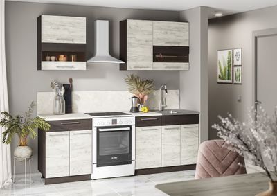 Кухня Маша 1,6 Венге/Крафт белый (ИЦ)