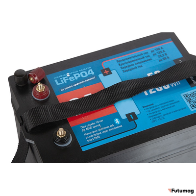 Аккумуляторная батарея LiFePo4 24V50Ah(80А) без дисплея, BMS смарт