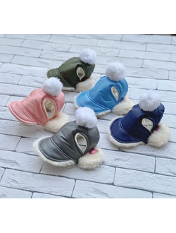 Шапочка для собак "POM", голубая