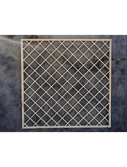 Деревянная решетка пергола 2000х2000 мм.