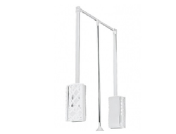 Пантограф с газовым подъёмником 45/60  белый  PG-GA4560-10 GTV *