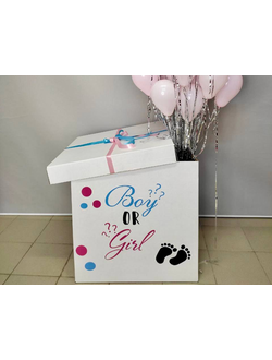 КОРОБКА-СЮРПРИЗ НА ОПРЕДЕЛЕНИЕ ПОЛА "Boy or Girl"