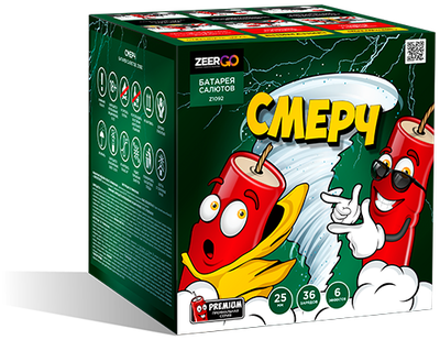 Батарея салютов СМЕРЧ (1" / 36 залпов)