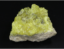 Сера, кристаллы на породе, Мексика (56*46*33 мм, 64 г) №26052