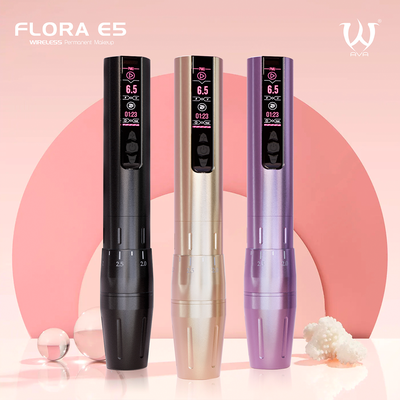 Беспроводная машинка для татуажа AVA Soulnova Flora E5 PMU Stroke 2.0-3.2mm Black