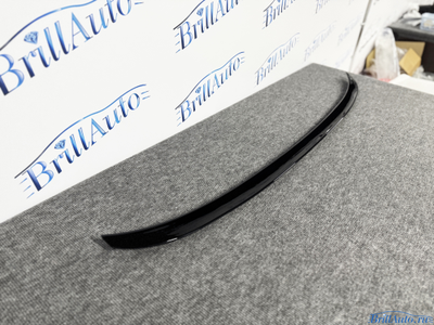 Спойлер на багажник BMW 5 G30 стиль M5 прямой черный