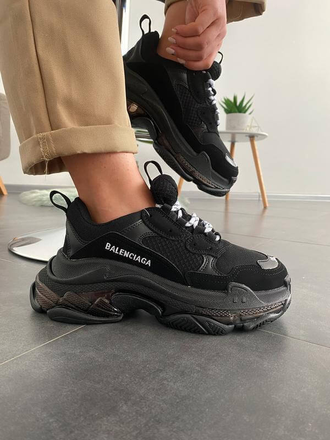 Кроссовки Balenciaga Triple S Clear Sole Black