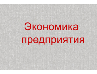 Проект по экономике организации БП ДПП ЭИОС ПГУПС