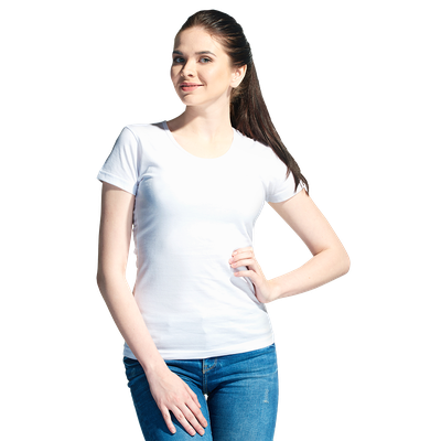 Футболка женская (A02W) 160 г/м2, 100% хлопок