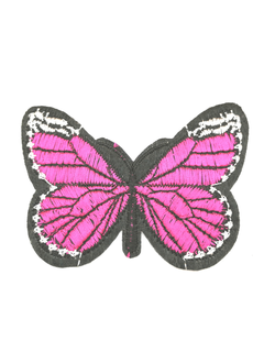 Термоаппликация бабочка большая 8, 80*60 мм