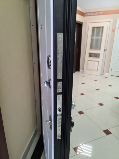 VENMAR (ВЕНМАР). ЦЕЗАРЬ 100 мм. СТАЛЬ 1,8 мм. ТРЕХКОНТУРНАЯ.  VINORIT ГРЕЦКИЙ ОРЕХ/ VINORIT БЕЛЫЙ МАТОВЫЙ