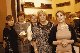 Команда Екатеринбургского ДЭНАС-центра с первым почетным вице-президентом "ДЭНАС МС" Л.В. Мальцевой