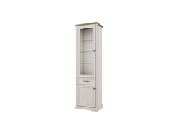 Гостиная ТОСКАНА - 17 TOSCANA NEW Шкаф с витриной 1V1D1S