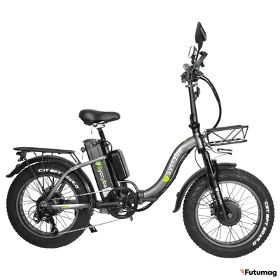 Электровелосипед Syccyba H2 DUAL серый