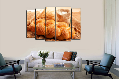 Модульная картина "Свежий хлеб"