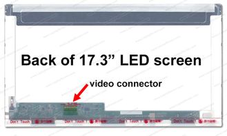 LED LCD матрица (экран) ЖК-панель для ноутбука 30 pin 17,3&quot; (1600x900) HD +77013380038, +77071130025