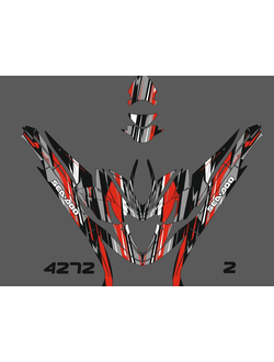 Наклейки для гидроцикла SEADOO GTX 130 4-TEC Limited Supercharged 2003-2004 поклейка гидроцикла