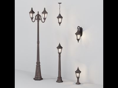 Садово-парковый светильник Goiri, O028FL-03BZ