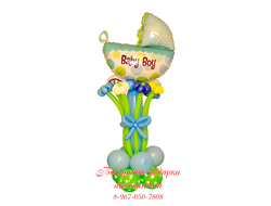 Стойка с коляской