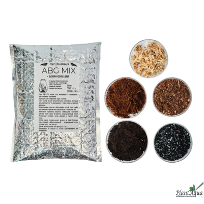 Грунт для биобутылок и флорариумов ABG Mix + вулканическая лава