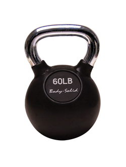 Гиря 27,2 кг (60lb) Body-Solid с хромированной ручкой