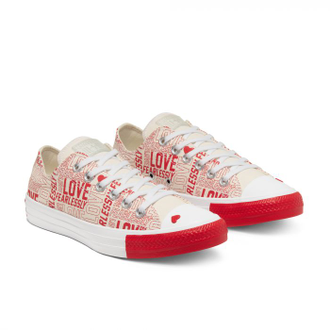 Кеды Converse All Star Love Fearlessly бежевые низкие